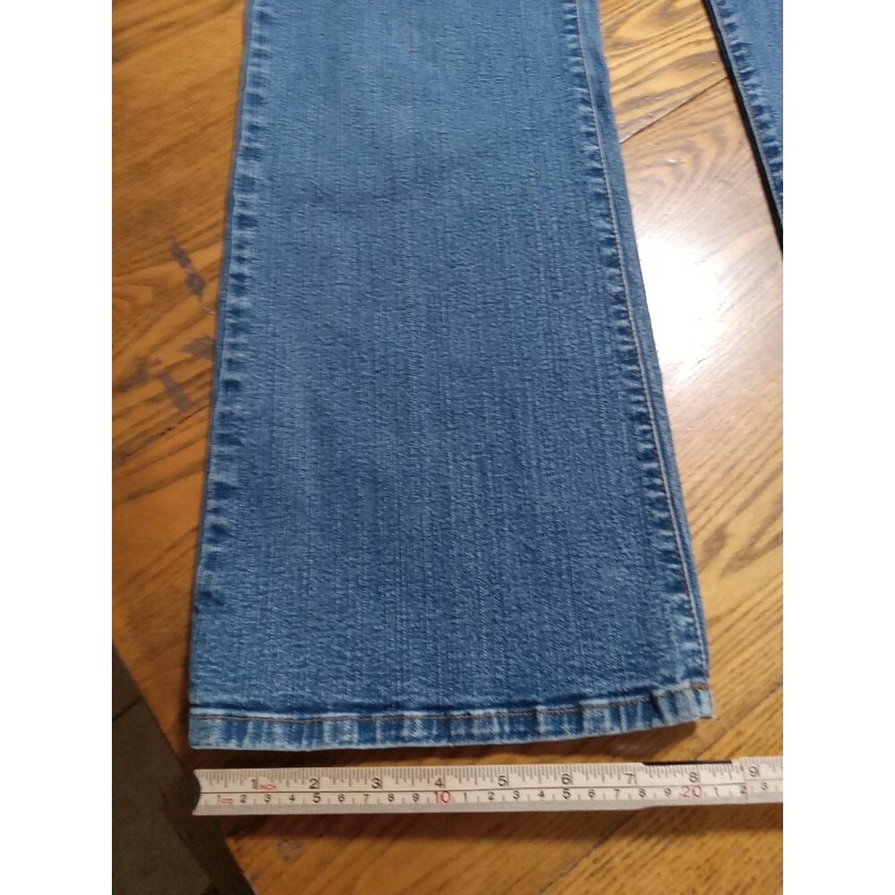 NYDJ Jeans 10 Womens BLUE BOOTCUT Preowned Summer Winter Casual Work Used Chic - Picture 5 of 10